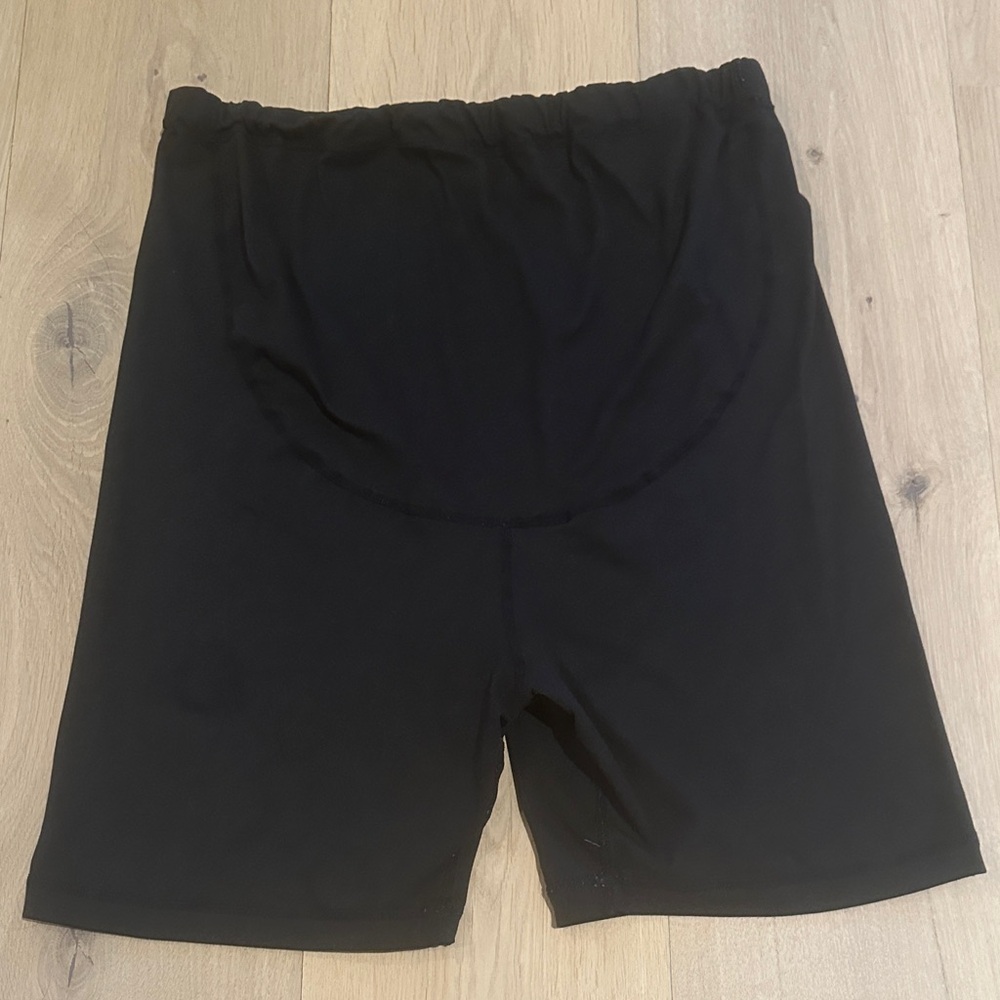 Black Maternity Comfy Shorts